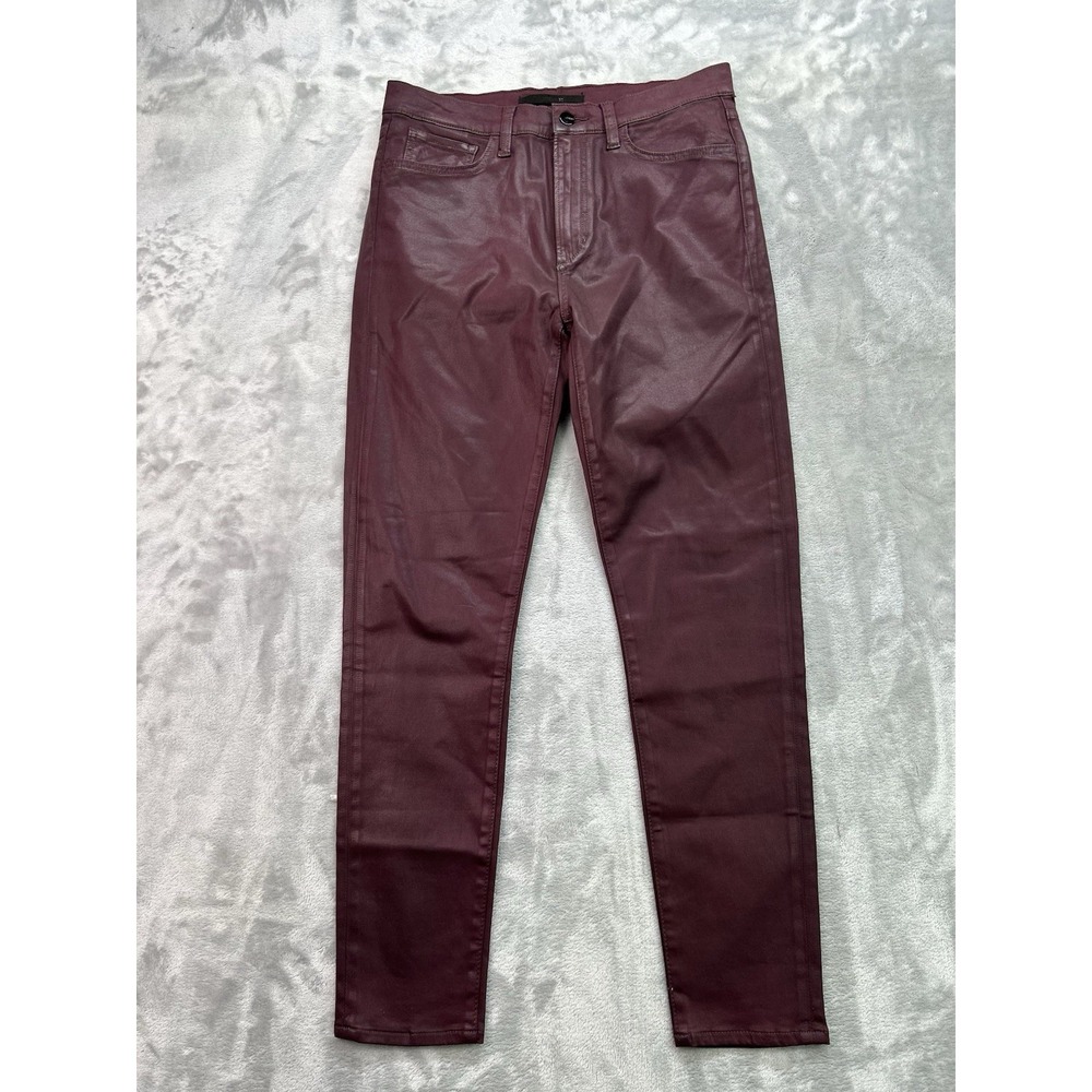 J.J. Joes Jeans Womens Sz 30 Wine The Charlie Flawless High Rise Skinny Siren